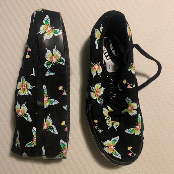 Vans authentic stac morph blackout glow in the dark platforms - Picture 1 of 4